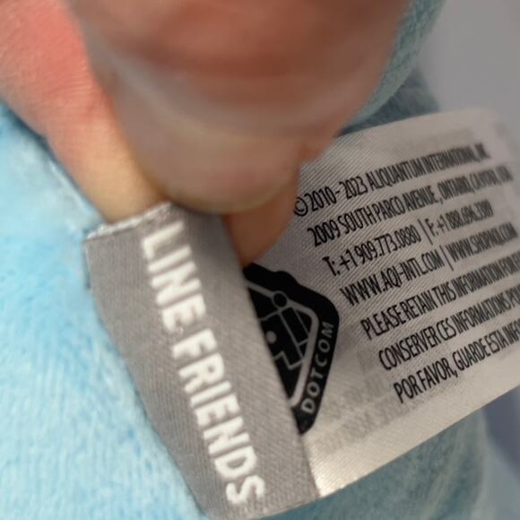 Line Friends Jungle Brown Bear in Blue Elephant Costume Plush Stuffed Animal 14" - Picture 5 of 16